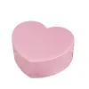 Hjärtform smyckeslåda sminkbox med spegel rosa tjej hjärta smycken lagringslåda student sovsal make upp arrangörsbox