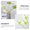 装飾的な花4 PCSシミュレーションAnthurium andraeanum lind po propake holding Holding Ing force