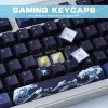 Accessoires Coral Keycaps de mer 145 touches / ensemble PBT colorant clés sous-véhicules Capes de profil xda Keycap pour le clavier mécanique de commutateur MX