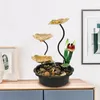 Decorative Figurines Electric Tabletop Fountains 3 Tiers Feng Shui Flowing Water For Office Decor