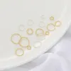 20pcs / lot thread ouvert saut anneaux fendus connecteurs de bricolage pour les bijoux de bricolage