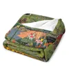 Copre la terra di far credere.Pubblicato da Jaro Hess 1930 Cornucopia Fairy Tales Etichettata MAPPA Etichettata Fun Magico F Throw Grovet coperta