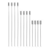 10pcs/lot 60 90 120mm Flat Head Pins With Stopper Safety Brooch Rhodium Headpins For DIY Jewelry Findings Making Brooch Supplies