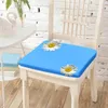 Kussenbloemen kleine madeliefjes printstoel vierkante s ademende student ontlasting pads studeer room offices stoelen pad decor