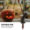 Fleurs décoratives Thanksgiving Fake Pumpkle Stead Head Diy Crafts Halloween Pumpkins Plastic Talk