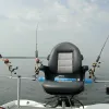 Porte-canons à angle de 20 degrés avec support de masse de masse en PVC en PVC Polde à pêche à la pêche pour bateau