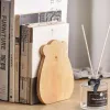 Natural Creative Wood Bookend Book Holder återanvändbar modern bokhylla Bookends Office Desktop Student Book Stand
