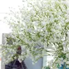 Flores decorativas 1 PC Babysbreath Gypsophila Artificial Fake Silk Diy Fiesta de bodas Toque real