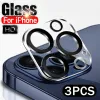 Pour iPhone 15 14 13 Pro Max 15Plus Lens Protector Camera Temperred Glass Protective Film pour iPhone15 Promax 13mini iPhone14 15h