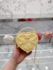 10A Retro Mirror Quality Core Pink Heart Handbag Girl Purse Patent Calfskin Designer Clutch Bag with Box B21