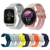 حزام مشاهدة السيليكون لـ Garmin Venu Sq 2 النهج S12 S40 S42 نطاقات مقاومة للماء لـ Garmin Forerunner 255 Music Sport Bracelet