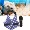 Dog Apparel Small Animal Pet Mesh Leash Harnesses Lead Vest Cute Accessories Harness Strap Dress S M L Optional