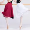 Scena zużycie 1PC/Lot Woman Ballet Spódnica Kobiety szyfonowy taniec 2 warstwy spódnice damskie taniec podwójny kolor