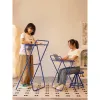 Modern minimalist home folding table standing bar table Klein blue heightened ins net red standing laptop desk mesa de cama