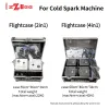 0 Duty 8pcs Ti Powder Cold Spark Machine 600W con Máquina Flycase DMX Máquina chispeada remota DJ FRIOWORD