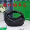 Sac Jodie BottegveNetass Tote Handbag Designer Small SheepShin Dumpling Vd Womens Knitting Knot Underar Underar Cuir portable Portable épaule