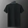 Klassieke herenpolo shirt zomer casual polo mode geborduurd gedrukt poloshirt hoge kwaliteit korte mouwen t-shirt 90138