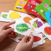 Il puzzle di accoppiamento dell'illuminazione per bambini 32 pezzi di carta puzzle si addensava duramente per strappare l'apprendimento intellettuale impermeabile