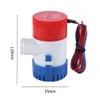 1-4pc DC12V 1100GPH Bilge Pump Mini Electric Submersible Pumps Used in Boat Seaplane Motor Homes Houseboat Water Pumps for Kayak