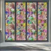 Window Stickers European Style Stained Glass Film Static Cling Retro Church Painting Art Electrostatic Frosted Toilet Sticker