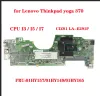 Scheda madre cizs1 lae291p scheda madre per lenovo ThinkPad Yoga 370 Laptop Motherboard con CPU I3 I5 I7 Fru: 01HY157/01HY149/01HY165