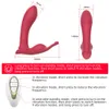 Vibratore indossabile per le donne G spot clitoride doppia stimolazione di dildo remoto controllo remoto vibratore di coniglio impermeabile per le donne coppie giochi