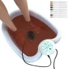 Foot Spa Bath Massager Mini Foot Bath Detox Ionic Cleanse FootBath Machine Electric Whirlpool Care Massager Arrays Aqua Cleanse