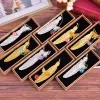 Feather Metal Bookmarks Classical Chinese Creative Book Reading Art Gift