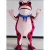 Mascot disfraces de la mascota disfraces de espuma lindo rana divertida dibujante de lujo disfraces navideño halloween disfraz