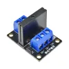 High Level/Low Level 5V 1 Channel SSR G3MB-202P Solid State Relay Module 240V 2A Output with Resistive Fuse for Arduino