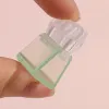 Candy Color Transparent Push Paperclip Pusher Papers Arquivos de teste