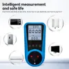 AC 230V Portable Socket Digital Meter Meter Вольтметр переменного тока Время мощности ВАТТ ВАТТ Энергия Тестер Wattmeter US EU UK AU Plug