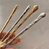 Haarclips Fashion Butterfly Sticks For Women Metal Clip Pins Minimalistisch Onregualr Girls Haarspelden Bun Maker Hoofdkleding