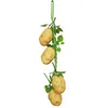 Fleurs décoratives P82d Faux réalistes Légumes Pouche de pomme de terre Propul décoration suspendue pour la maternelle