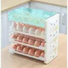 Bouteille de rangement Boîte d'oeufs pour 36 pcs Oeufs Réfrigérateur Rectangulaire Transparent Special Drawer Fridge Organisateur Plastic