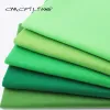 CMCYILING 5 Pcs/Lot,45*55cm Patchwork Soft Felt Fabric For Needlework DIY Sewing Dolls Crafts Polyester Cloth Green Series