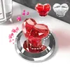 Toilet Seat Covers Press Button Kawaii Handle Heart Shaped For Bathroom Water Tank Buttons Bath Room Decor Push Switch