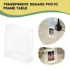 Frames 3 pouces Mini Transparent PO Frame PC Collection PC Affichage 1pc Carte O6K9