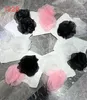 Kvinnors tankar 3D Flowers Women Solid V Neck Sticked Tank Top Camisole Summer 2024 Grundläggande elastiska ungdomliga kvinnliga kläder