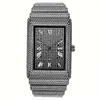 Mens Watch Diamond Volledig Hip Hop Square Gepersonaliseerd Retro grote Die Kwarts Student Waterdicht