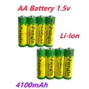 4~20 PCS New 4100 mAh Battery AA 1.5 V Rechargeable Alcalinas Drummey For Toy light Emitting Diode