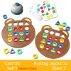 Montessori Geometric Shape Chore Matching Buzzle DIY Сенсорные образовательные учебные игрушки дошкольные игры для детей от 2 до 4 лет
