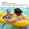 Uppblåsbara simningsringar barn barn baby moder säkerhet simning pool ring barn vatten lek spel säte float båt sommar tränare 240403