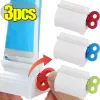 3/1pcs Rolling Demorypaste Spreezers Holder Clips Clips Clips Facial Clourfin Clip de dentifteur