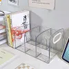 1pc Clear Acrylic Berger Organisateur de bureau pratique avec manche de tri de bureau