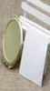 62mm Gold Compact Mirror Blank Magnifying Pocket Mirror Epoxy Sticker DIY set M0832G DHL 3610110