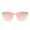 Jim Trendy Rimless speglade solglasögon Reflekterande solglasögon för kvinnor Män UV400 240327