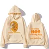 Sweat-shirt de pizza surfeur de sweat pizza surfeur de surfeur pour hommes pour hommes / femmes à manches longues Nouveauté automne / hiver pulants Harajuku Streetwear