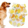 Hondenkleding Zomerkleding Ademplant Pet Shirt For Small Dogs Puppy Fruit Print Outfit