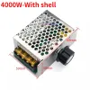 1pcs High-Power 2000W 4000W LED SCR Adjustable Motor Speed Controller Control Dimming Voltage Regulator Thermostat AC 110V-220V